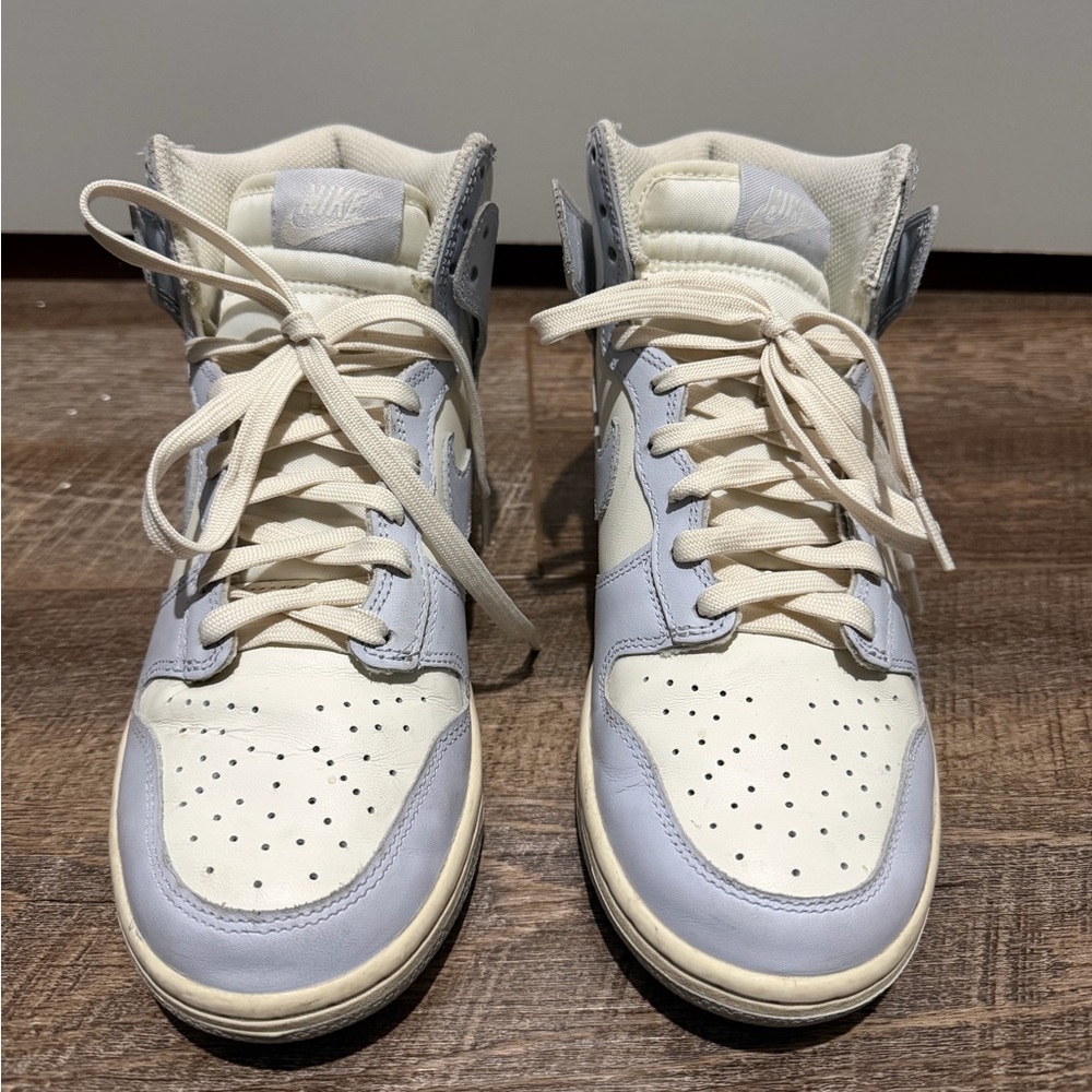 Nike Dunk High Sneakers White & Light Blue Gray